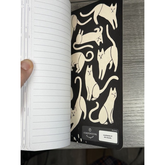 Compendium There Are No Ordinary Cats Journal Lined Cat Notebook Quote Colette - Picture 6 of 7